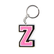 Cute Cartoon Pink Alphabet Keychains | A-Z Letter Keyrings for Personalized Style" - Luxe Ladies Moda