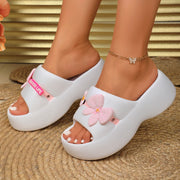 Women’s Platform Cloud Flip Flops – Soft EVA Pillow Slides, Non-Slip Beach Sandals - Luxe Ladies Moda