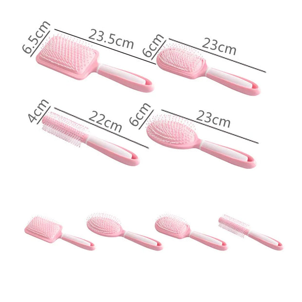 Anti Static Air Bag Hair Comb Scalp Massage Hairdressing Air Cushion Combs Hair Styling Tool Pink Scalp Massage Hair Brush - Luxe Ladies Moda