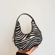 Cow Pattern Shoulder Bag For Spring/Summer Versatile Women's Bag Personalized Korean Leopard Pattern Underarm Handbag - Luxe Ladies Moda