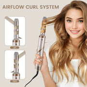 5-in-1 High-Speed Hair Dryer Brush – 38000 RPM Blow Dryer, Auto-Wrap Curlers, Fast Drying Ionic Hot Air Brush Styler & Volumizer