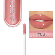 Glitter Lip Gloss Long Lasting Diamond Pearlescent Metallic Liquid Lipstick Moisturizing Lip Glaze Cosmetics - Luxe Ladies Moda