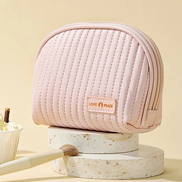 Fashion PU Cosmetiquera Organizer Mini Bag Make-up For Women Personalized Cosmetic Travel Makeup Storage Bags To Pack Products - Luxe Ladies Moda