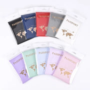 Simple New Passport Cover Case Fashion Credit Card Holder Wallet Pouch Women Men Travel Wedding Passport Covers Holder - Luxe Ladies Moda