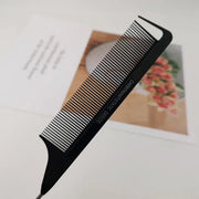 Professional Hair Tail Combs Stainless Steel Salon Cut Styling Comb Spiked Hair Care Styling Tools Barber Accessories Fine Teeth - Luxe Ladies Moda