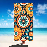 Print Sea Beach Towel Quick-Dry Washable Beach Towels Sandproof Portable Beach Towels For Travel Swimming Camping Beach - Luxe Ladies Moda