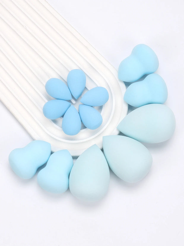 13pcs Large, Medium and Small Makeup Sponges, Which Become Larger When Exposed to Water, Do Not Contain Latex, Suitable for All Ski - Luxe Ladies Moda