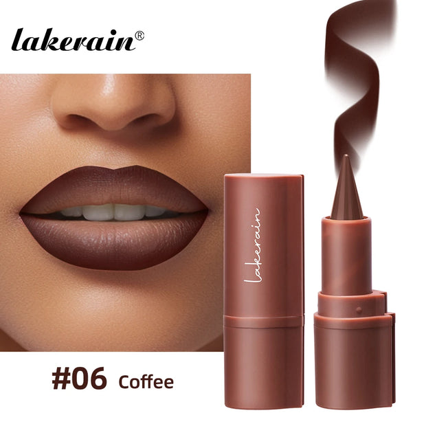 Matte Liner Lipstick Pen Gradient Lip Liner Red Brown Lipsticks Pencil Lasting Waterproof Lip Stick Sexy Women Lip Cosmetics - Luxe Ladies Moda