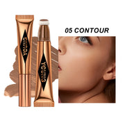 Air cushion, powder blusher, high gloss stick, makeup liquid, rouge, 6 colors optional - Luxe Ladies Moda