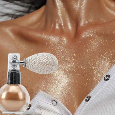 Diamond Highlighter Powder Spray Waterproof High Gloss Glitter Body Bronzer Highlight Powder Face Contour Illuminator Makeup - Luxe Ladies Moda