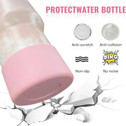 Accessories Set for Stanley 40oz & 30oz Tumbler Including Silicone Boot Straw Cover Cap Heart Hook Lipstick Bag and Heart Pompom - Luxe Ladies Moda