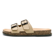 Double Strap Women's Slippers Summer Adjustable Soft Sole Shoes Outdoor Fashion Flat Bottom Sandals Women - Luxe Ladies Moda