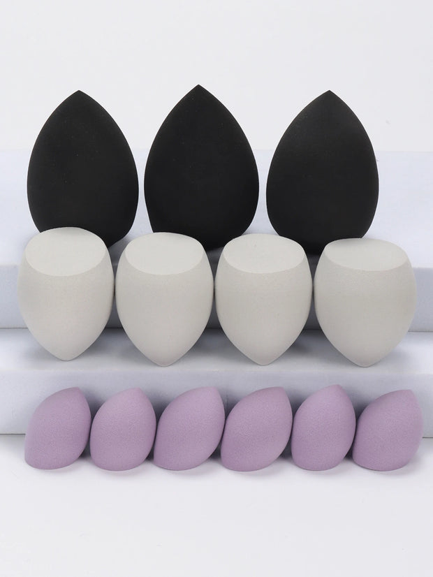 13pcs Large, Medium and Small Makeup Sponges, Which Become Larger When Exposed to Water, Do Not Contain Latex, Suitable for All Ski - Luxe Ladies Moda
