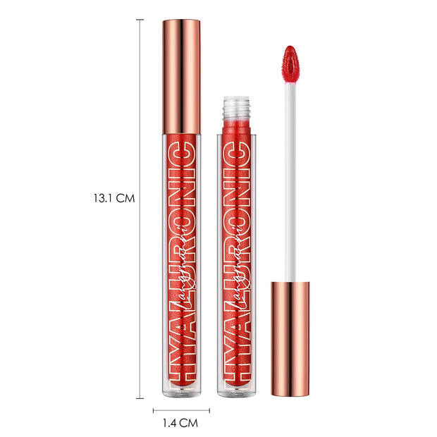 Hyaluronic Acid Lip Gloss, 8-Color Shimmering Lip Tint, Moisturizing Hydrating,Long-Lasting Shine Popular Best-Selling lip gloss