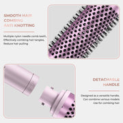 3 in 1 Curling Iron Set, Fast Heat Up Quick Heating Ceramic Hot Brush, Interchangeable Curling Wands for All Hair