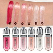 Beauty Moisturizing Lip Gloss with Shimmer - Hydrating Liquid Lip Shine Oil for Adult, Nourishing 3D Effect, Long-Lasting - Luxe Ladies Moda