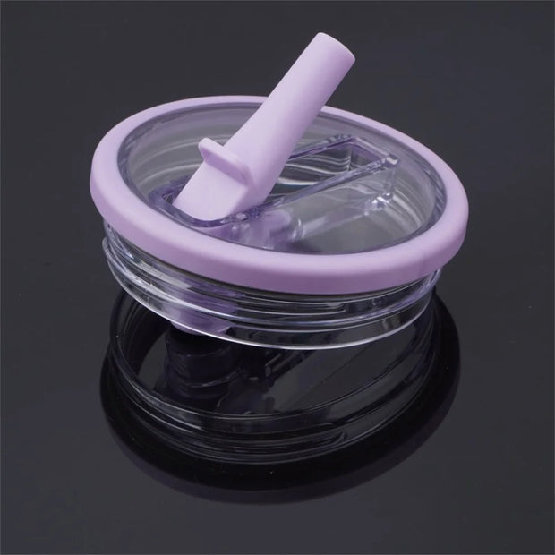 Tumbler Flip Splash Resistant Straw Replacement Lids for 40oz Stanley Cups with Handle Cap Fit Quencher 40oz Mug Cup Accessories - Luxe Ladies Moda