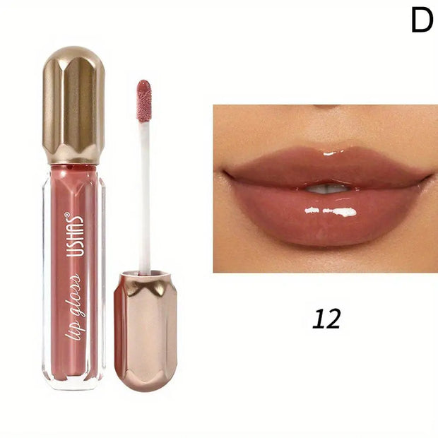 Mirror Pearl Lip Gloss Waterproof Long Lasting Moisturizing Lipstick Shine Glitter Lip Gloss Women Makeup Cosmetic - Luxe Ladies Moda