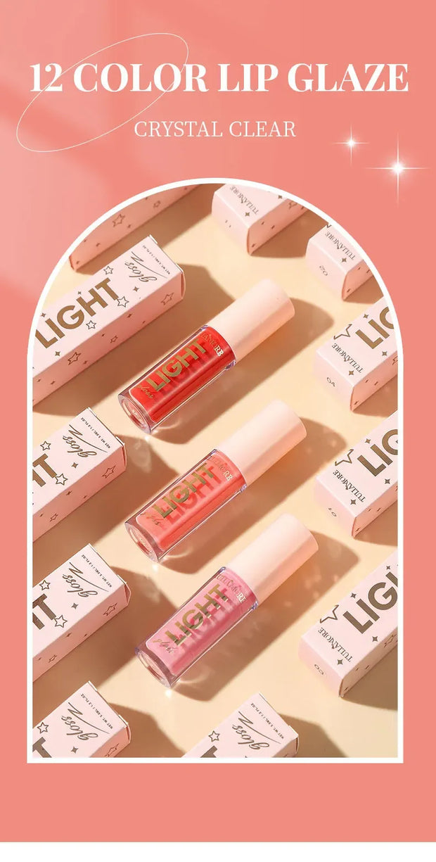 Waterproof Lip Gloss – Long-Lasting, Moisturizing, Mirror Shine Nude Lip Gloss