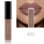 "Waterproof Matte Lip Gloss | Long-Lasting Nude Liquid Lipstick"