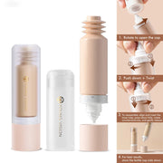 Bottom Press Liquid Foundation High Coverage Makeup Base Matte Oil Control Lasting Waterproof Concealer Korean Makeup BB Cream - Luxe Ladies Moda