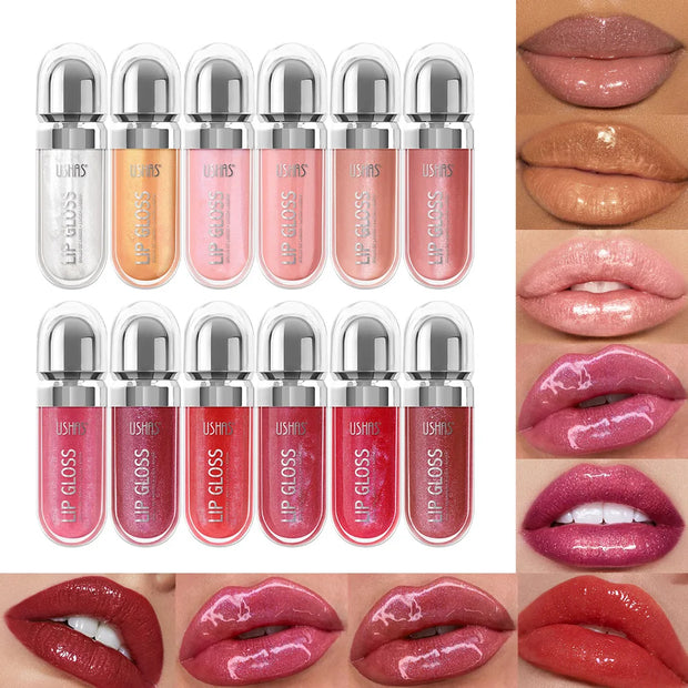 Mirror Fine Flash Liquid Lipstick – Pearlescent, Waterproof, Non-Stick, Long-Lasting Glossy Shine
