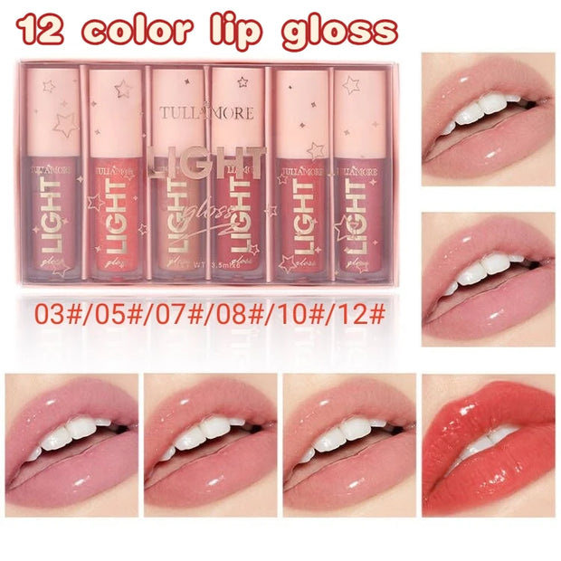 Waterproof Lip Gloss – Long-Lasting, Moisturizing, Mirror Shine Nude Lip Gloss - Luxe Ladies Moda