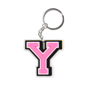 Cute Cartoon Pink Alphabet Keychains | A-Z Letter Keyrings for Personalized Style" - Luxe Ladies Moda
