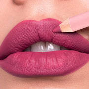 "Waterproof Matte Lip Liner | 12-Color Wooden Lip Contour Pencil" - Luxe Ladies Moda