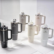 Stanley 30oz 40oz Insulated Tumbler With Lid and Straws Stainless Steel Coffee Tumbler with Handle Vacuum Leak Proof Coffee Cup - Luxe Ladies Moda