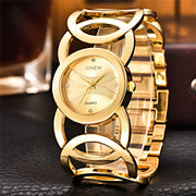 Women Watches Ladies Casual Golden Quartz Bracelets Watch - Luxe Ladies Moda