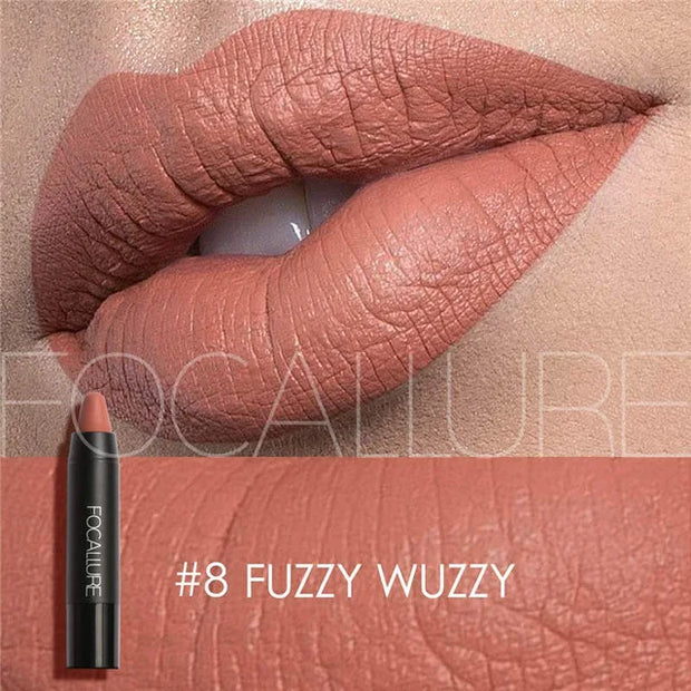 Matte Lipstick 19 Colors Waterproof Matte Lipsticks Soft Texture Lip Stick Cosmetic Sext Red Nude Lip Makeup Batom