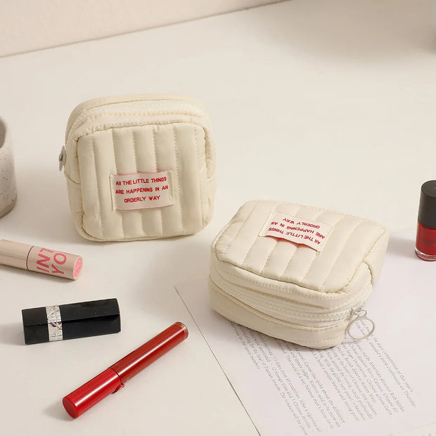 Small Earphone Lipsticks Storage Bag Organizer Pouch Case Cute Mini Zipper Women'S Makeup Cosmetic Bag Coin Purse Wallet Gifts - Luxe Ladies Moda