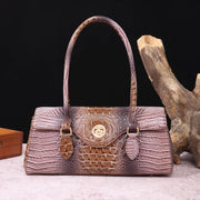 Multicolor Crocodile Pattern Fashion Handheld Stick Bag Large Capacity One Shoulder Underarm Bag Women's Luxury Handbag - Luxe Ladies Moda