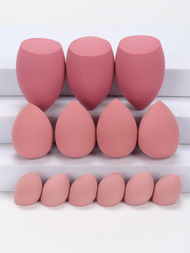 13pcs Large, Medium and Small Makeup Sponges, Which Become Larger When Exposed to Water, Do Not Contain Latex, Suitable for All Ski - Luxe Ladies Moda