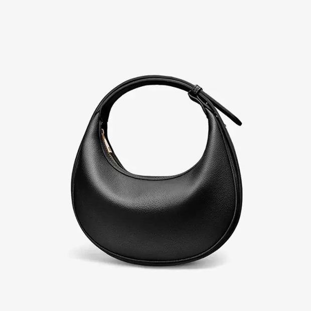 Women's dumpling bag, crossbody bag, shoulder bag, PU leather handbag, moon bag