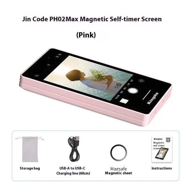 Smartphone Vlog Selfie Monitor Screen Magnetic Phone Rear Camera For Selfie Vlog Live Stream For Android Iphone Custom - Luxe Ladies Moda