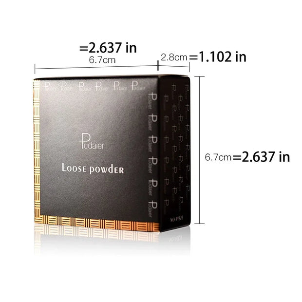 Makeup Loose Setting Powder Matte Mineral Oil-Control Long-Lasting Face Concealer Finishing Bronzer Contour for Black Dark Skin