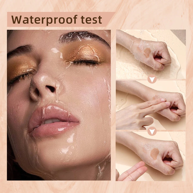 QIBEST Double-head Glitter Liquid Eyeshadow Contour Blush Pigment Silkworm Shimmer Matte Natural Cheek Shadow Cream Eyes Makeup - Luxe Ladies Moda