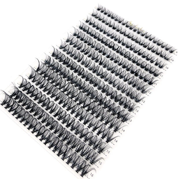 30D 40D 60D 80D Mixed Tray Individual Lashes 3D Russia Volume Eye Lashes Soft Natural Lashes Mink Lash Cluster False Eyelashes - Luxe Ladies Moda