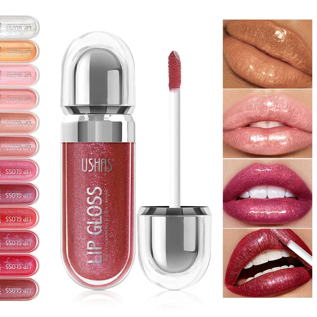 Mirror Fine Flash Liquid Lipstick – Pearlescent, Waterproof, Non-Stick, Long-Lasting Glossy Shine