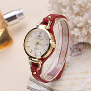 High Quality Women Watch Leather Strap Quartz Watches Ladies Casual Wristwatches Clock