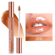 Hyaluronic Acid Lip Gloss, 8-Color Shimmering Lip Tint, Moisturizing Hydrating,Long-Lasting Shine Popular Best-Selling lip gloss