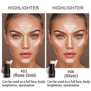 Highlighting&Bronzer Stick Face Brightening Blusher Rouge Concealer Pen Long Lasting Corrector Nose Shadow Contouring Cosmetics - Luxe Ladies Moda