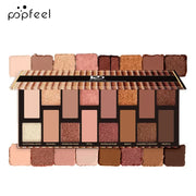 16 Color Eyeshadow Palette Glitter for Eyes Shimmer Matte Eye Shadow Korean Makeup For Women Cosmetics Eye Shine Waterproof - Luxe Ladies Moda