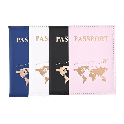 Simple New Passport Cover Case Fashion Credit Card Holder Wallet Pouch Women Men Travel Wedding Passport Covers Holder - Luxe Ladies Moda