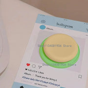 Cute Macaron Silicone Round Magnetic Holder Grip Tok Griptok Phone Stand Holder Support For iPhone 15 For Pad Magsafe Smart Tok - Luxe Ladies Moda