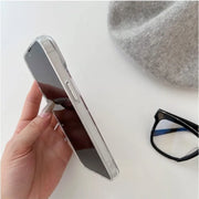 Luxury Pink Jesus Christ Cross Mirror Face Phone Case For iPhone 15 14 13 12 11 Pro Max Hard Acrylic Makeup Mirror iPhone Cases - Luxe Ladies Moda