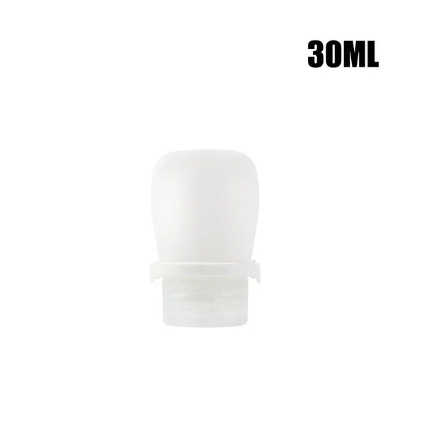 Soft Silicone Travel Bottles – 30ml, 60ml, 90ml Empty Containers for Shampoo, Lotion & Shower Gel - Luxe Ladies Moda