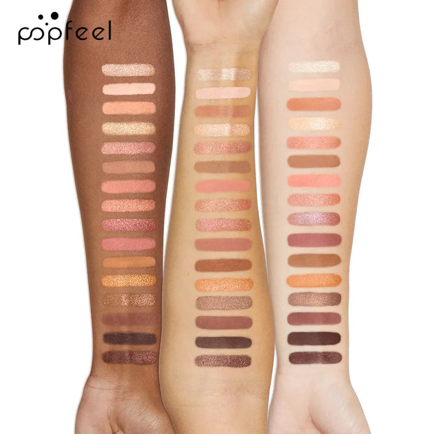 16 Color Eyeshadow Palette Glitter for Eyes Shimmer Matte Eye Shadow Korean Makeup For Women Cosmetics Eye Shine Waterproof - Luxe Ladies Moda